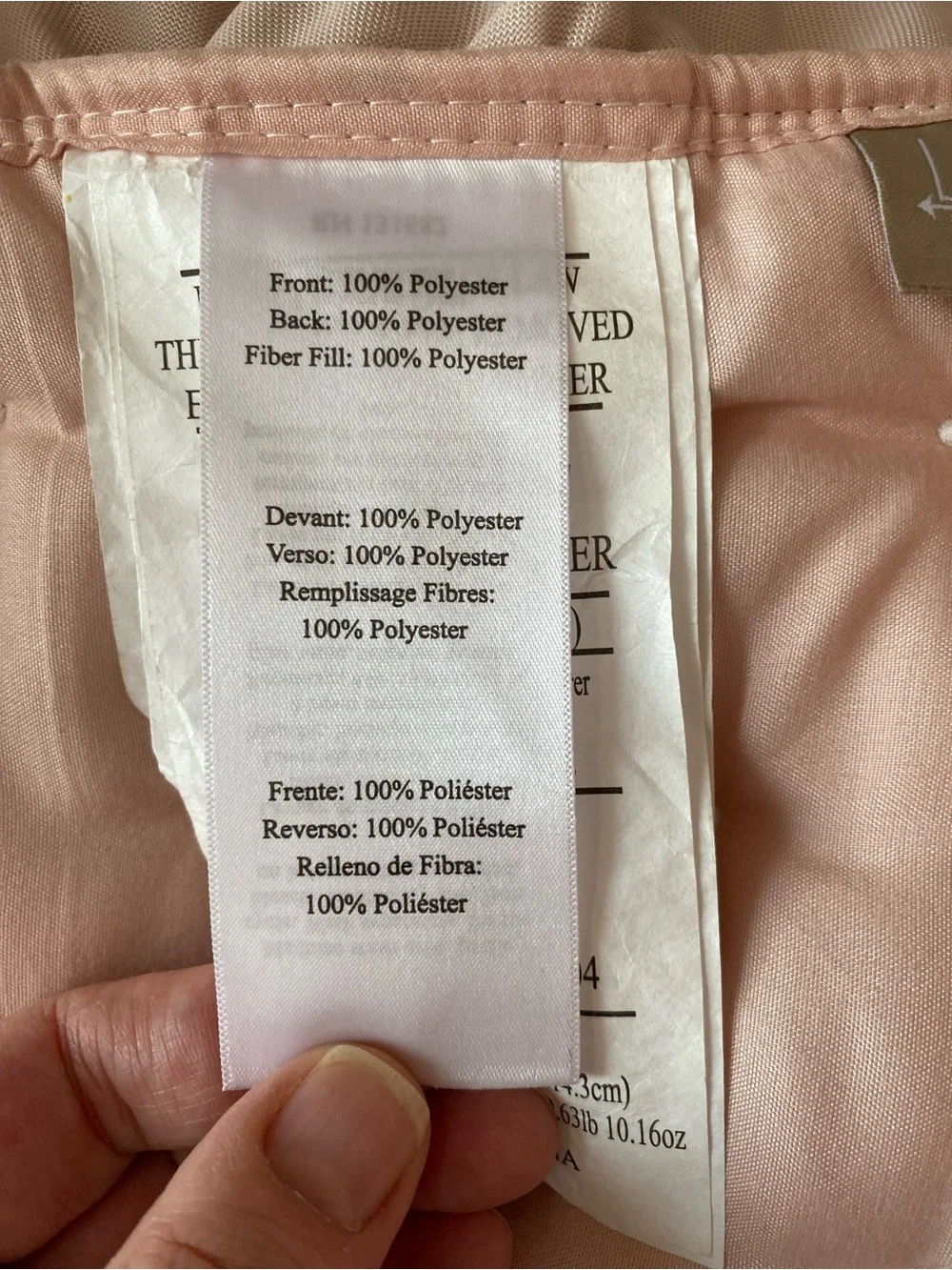 Levtex baby Heritage pink velvet quilted crib blanket